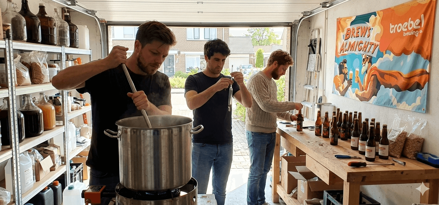 Garage Brewing Scene